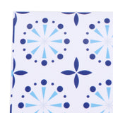 64Pcs Mediterranean Style Tile Paste Sticler Kitchen Bathroom Self Adhesive Removable Glossy Film Tile Sticker 10cm