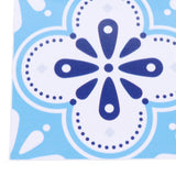 64Pcs Mediterranean Style Tile Paste Sticler Kitchen Bathroom Self Adhesive Removable Glossy Film Tile Sticker 10cm