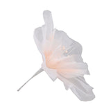 Gauze Flower 19.7in Diameter Soft Bright Colors Light Reusable Handcrafted Organza Flower for Wedding Photography Family Pink