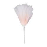 Gauze Flower 19.7in Diameter Soft Bright Colors Light Reusable Handcrafted Organza Flower for Wedding Photography Family Pink - Rear View