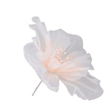Gauze Flower 19.7in Diameter Soft Bright Colors Light Reusable Handcrafted Organza Flower for Wedding Photography Family Pink - Extra Image