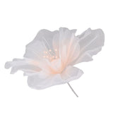 Gauze Flower 19.7in Diameter Soft Bright Colors Light Reusable Handcrafted Organza Flower for Wedding Photography Family Pink - Extra Image