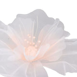 Gauze Flower 19.7in Diameter Soft Bright Colors Light Reusable Handcrafted Organza Flower for Wedding Photography Family Pink - Extra Image