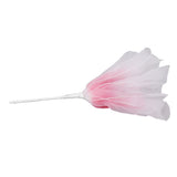 Gauze Flower 19.7in Diameter Soft Bright Colors Light Reusable Handcrafted Organza Flower for Wedding Photography Family Rose Red - Close-Up Angle