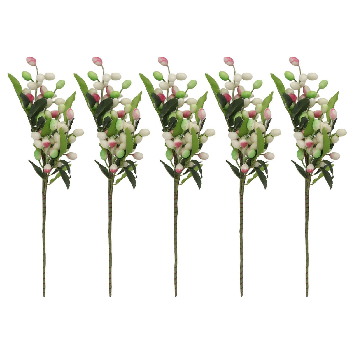 5PCS Artificial Berries Artificial Pip Berry Stems Decoration for Living Room Office Purple