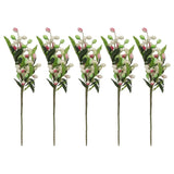 5PCS Artificial Berries Artificial Pip Berry Stems Decoration for Living Room Office Purple