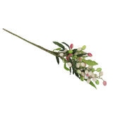 5PCS Artificial Berries Artificial Pip Berry Stems Decoration for Living Room Office Purple - Rear View