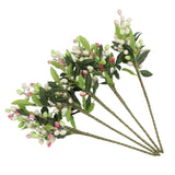 5PCS Artificial Berries Artificial Pip Berry Stems Decoration for Living Room Office Purple - Extra Image
