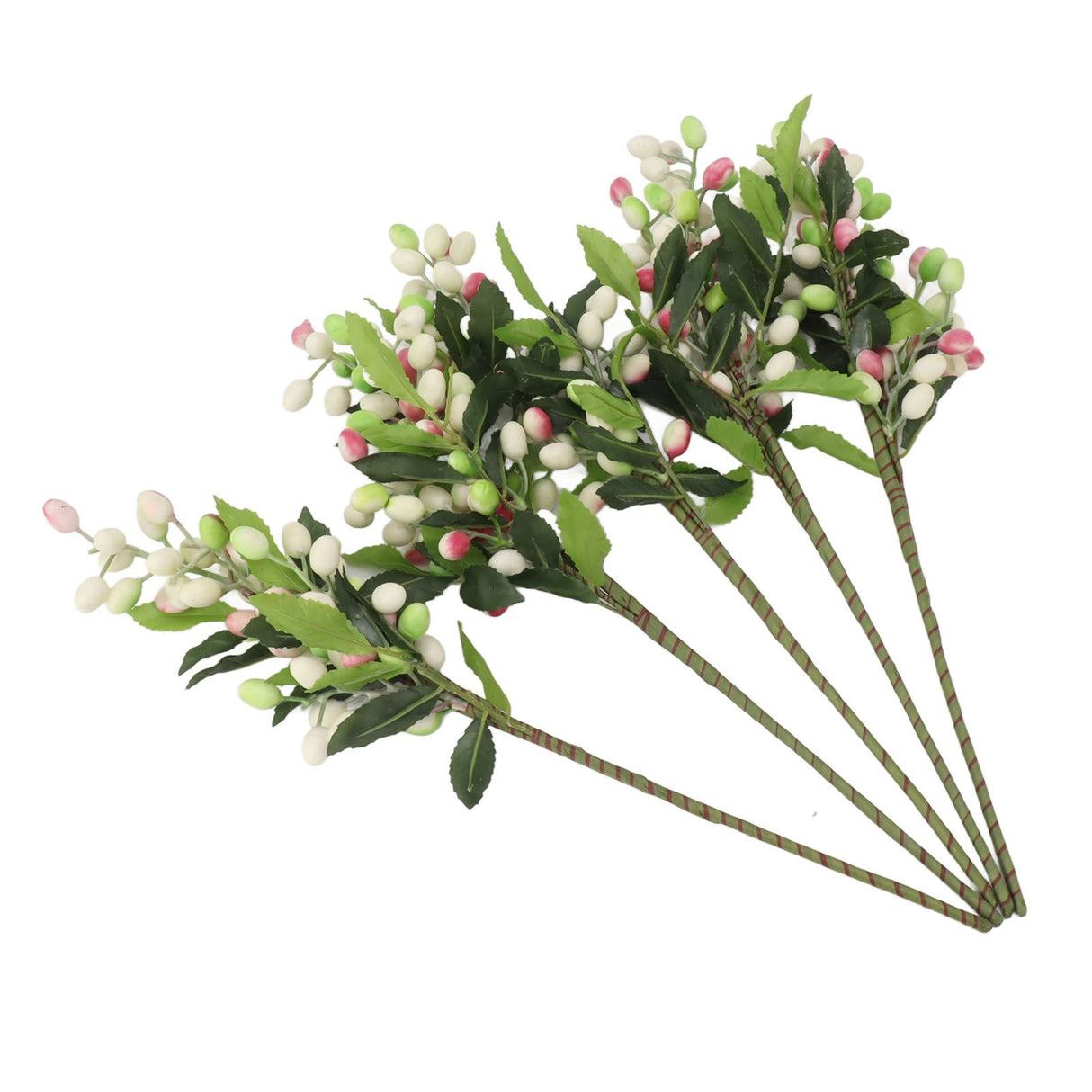 5PCS Artificial Berries Artificial Pip Berry Stems Decoration for Living Room Office Purple