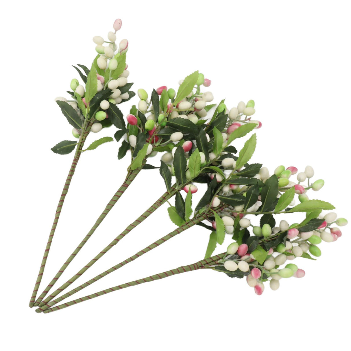 5PCS Artificial Berries Artificial Pip Berry Stems Decoration for Living Room Office Purple