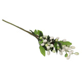 5PCS Artificial Berries Artificial Pip Berry Stems Decoration for Living Room Office White - 45-Degree Angle
