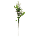 5PCS Artificial Berries Artificial Pip Berry Stems Decoration for Living Room Office White - Rear View