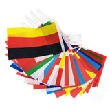 95ft 100 Countries String Flag World Flag Banner International Flags Banner for Party Decorations Bars Sports Clubs School Festivals Celebrations 14x21cm