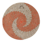 40CM Woven Wall Basket Decor Handmade Seagrass Versatile Bowl Insulation Hook Design Hanging Wall Decor for Living Room