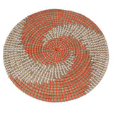 40CM Woven Wall Basket Decor Handmade Seagrass Versatile Bowl Insulation Hook Design Hanging Wall Decor for Living Room