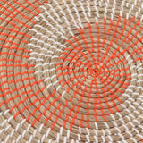 40CM Woven Wall Basket Decor Handmade Seagrass Versatile Bowl Insulation Hook Design Hanging Wall Decor for Living Room - Extra Image