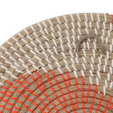 40CM Woven Wall Basket Decor Handmade Seagrass Versatile Bowl Insulation Hook Design Hanging Wall Decor for Living Room - Extra Image