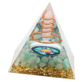 6cm Energy Generator Orgonite Pyramid for Positive Energy Healing Crystal Pyramid Meditation Orgonite Pyramids