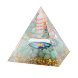 6cm Energy Generator Orgonite Pyramid for Positive Energy Healing Crystal Pyramid Meditation Orgonite Pyramids