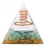 6cm Energy Generator Orgonite Pyramid for Positive Energy Healing Crystal Pyramid Meditation Orgonite Pyramids