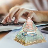 6cm Energy Generator Orgonite Pyramid for Positive Energy Healing Crystal Pyramid Meditation Orgonite Pyramids