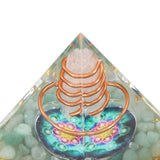 6cm Energy Generator Orgonite Pyramid for Positive Energy Healing Crystal Pyramid Meditation Orgonite Pyramids