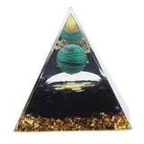 6cm Crystal Pyramid Unique Pure Natural Handmade Crystal Pyramid Ornament for Home Desktop