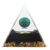 6cm Crystal Pyramid Unique Pure Natural Handmade Crystal Pyramid Ornament for Home Desktop