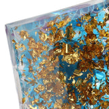 Positive Energy Crystal Pyramid Crystal Epoxy Healing Crystal Pyramids for Meditation Lucky Decoration - Extra Image