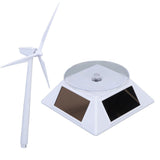 Solar Energy Wind Mill Toy Educational Decorative Dual Use Turbine Solar Powered Windmills for Kids Science Teaching - Front View
