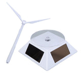 Solar Energy Wind Mill Toy Educational Decorative Dual Use Turbine Solar Powered Windmills for Kids Science Teaching - Top-Down View