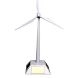 Solar Energy Wind Mill Toy Educational Decorative Dual Use Turbine Solar Powered Windmills for Kids Science Teaching - Extra Image