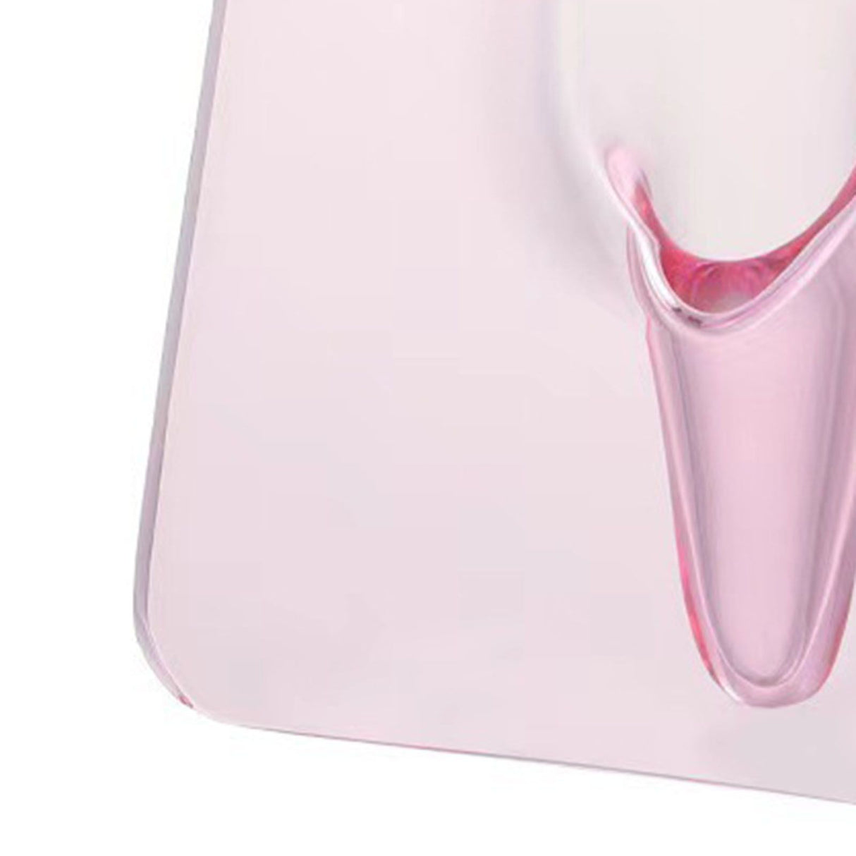Art Photo Frame Vase Resin Multi Functional Hydroponic Flower Vase for Office Home Transparent Red