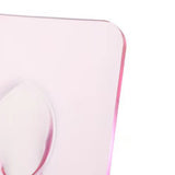 Art Photo Frame Vase Resin Multi Functional Hydroponic Flower Vase for Office Home Transparent Red