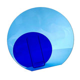 Neon Acrylic Vase Easy To Keep Clean Fashionable Geometric Acrylic Floral Vase for Home Decoration Major and Minor Circle - Front View