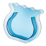 Fish Tank Vase Transparent Thickened Acrylic Smoothing Simple Modern Small Fish Tank for Family Office Dormitory Transparent Blue - Top-Down View