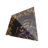 5cm Orgonite Pyramid for Positive Energy Healing Crystal Pyramid Meditation Orgonite Pyramids Chakra Zodiac Energy Generator Cancer - 45-Degree Angle