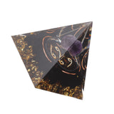 5cm Orgonite Pyramid for Positive Energy Healing Crystal Pyramid Meditation Orgonite Pyramids Chakra Zodiac Energy Generator Cancer