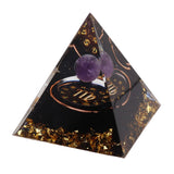 5cm Orgonite Pyramid for Positive Energy Healing Crystal Pyramid Meditation Orgonite Pyramids Chakra Zodiac Energy Generator Virgo - Extra Image