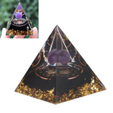 5cm Orgonite Pyramid for Positive Energy Healing Crystal Pyramid Meditation Orgonite Pyramids Chakra Zodiac Energy Generator Virgo - Extra Image
