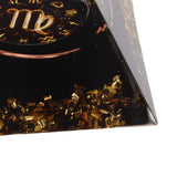 5cm Orgonite Pyramid for Positive Energy Healing Crystal Pyramid Meditation Orgonite Pyramids Chakra Zodiac Energy Generator Virgo - Extra Image