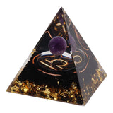 5cm Orgonite Pyramid for Positive Energy Healing Crystal Pyramid Meditation Orgonite Pyramids Chakra Zodiac Energy Generator Libra - Extra Image