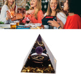 5cm Orgonite Pyramid for Positive Energy Healing Crystal Pyramid Meditation Orgonite Pyramids Chakra Zodiac Energy Generator Libra - Extra Image