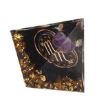 5cm Orgonite Pyramid for Positive Energy Healing Crystal Pyramid Meditation Orgonite Pyramids Chakra Zodiac Energy Generator Scorpio - Extra Image