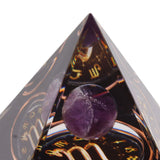 5cm Orgonite Pyramid for Positive Energy Healing Crystal Pyramid Meditation Orgonite Pyramids Chakra Zodiac Energy Generator Scorpio - Extra Image