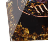 5cm Orgonite Pyramid for Positive Energy Healing Crystal Pyramid Meditation Orgonite Pyramids Chakra Zodiac Energy Generator Scorpio - Extra Image