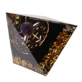 5cm Orgonite Pyramid for Positive Energy Healing Crystal Pyramid Meditation Orgonite Pyramids Chakra Zodiac Energy Generator Sagittarius - Extra Image