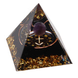 5cm Orgonite Pyramid for Positive Energy Healing Crystal Pyramid Meditation Orgonite Pyramids Chakra Zodiac Energy Generator Sagittarius - Extra Image