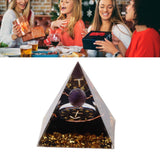 5cm Orgonite Pyramid for Positive Energy Healing Crystal Pyramid Meditation Orgonite Pyramids Chakra Zodiac Energy Generator Sagittarius - Extra Image