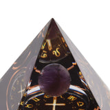 5cm Orgonite Pyramid for Positive Energy Healing Crystal Pyramid Meditation Orgonite Pyramids Chakra Zodiac Energy Generator Sagittarius - Extra Image